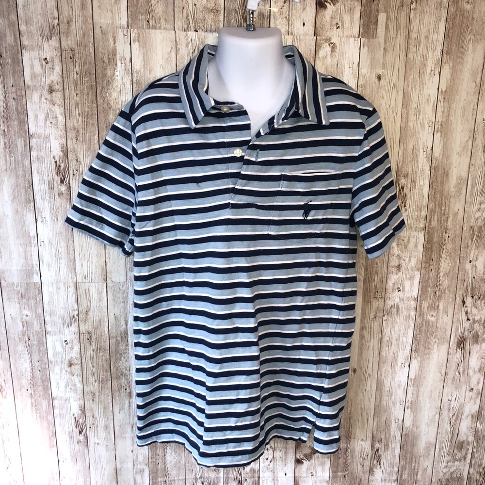 Polo Ralph Lauren Boys Polo Shirt Small Striped